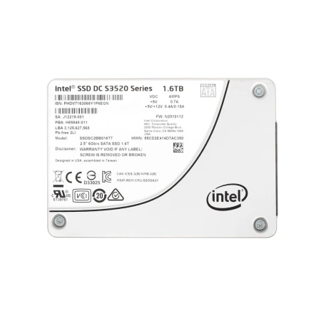 Intel 1.6TB Solid State Drive SATA, Intel, SSD - Solid State diskovi, SSDSC2BB016T7, refurbished
