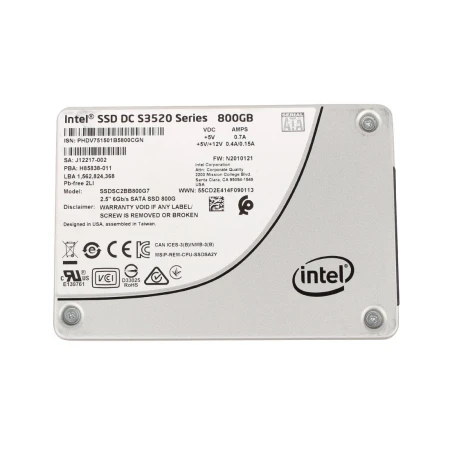 Intel 800GB SATA Solid State Drive, Intel, SSD - Solid State diskovi, SSDSC2BB800G7R, refurbished