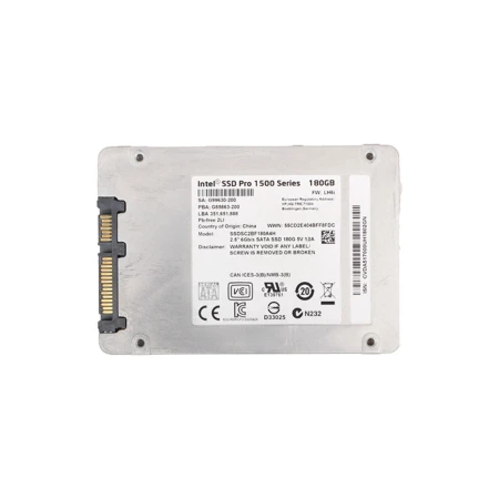 Intel Pro 1500 Series 180GB SATA Solid State Drive, Intel, SSD - Solid State diskovi, SSDSC2BF180A4H, refurbished