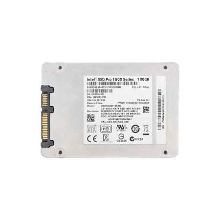 Intel Pro 1500 Series 180GB SATA Solid State Drive, Intel, SSD - Solid State diskovi, SSDSC2BF180A4L, refurbished