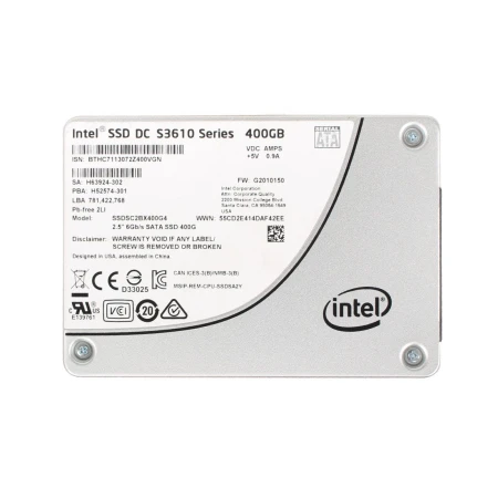 Intel S3610 Series 400GB SATA Solid State Drive, Intel, SSD - Solid State diskovi, SSDSC2BX400G4R, refurbished