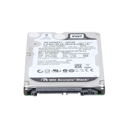 Western Digital 160GB 7.2K SATA Hard Drive, Western, HDD - Hard Diskovi, WD1600BEKT, refurbished