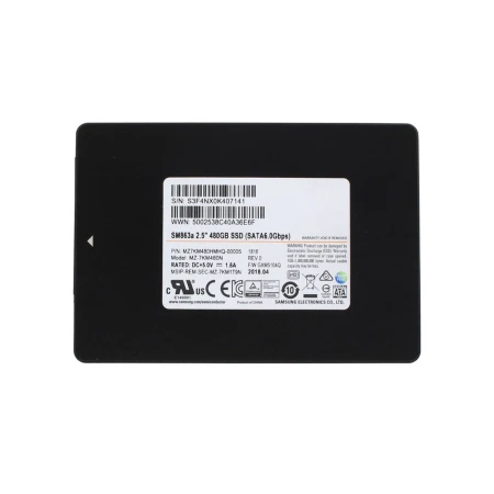 Samsung Solid State Drive 480GB SATA, Samsung, SSD - Solid State diskovi, MZ7KM480HMHQ-00005, refurbished