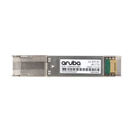 HP Aruba 1G SFP RJ45 T 100M CAT5E Transceiver, HP, Transceiveri i SFP moduli, J8177D, refurbished