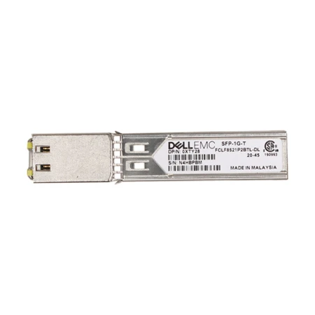 Dell SFP-1G-T 1G 1000Base-T Transceiver Module, Dell, Transceiveri i SFP moduli, XTY28, refurbished