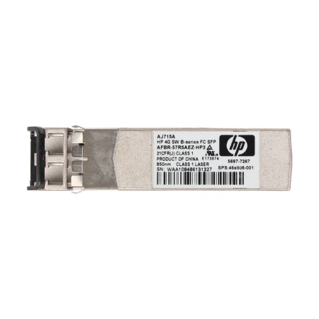 HP SFP Transceiver 4GB SW Transceiver SFP Fibre Channel Single Pack, HP, Transceiveri i SFP moduli, AJ715-63001, refurbished