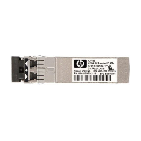 HP Renew 8GB Short Wave B-Series, HP, Transceiveri i SFP moduli, AJ716BR, refurbished