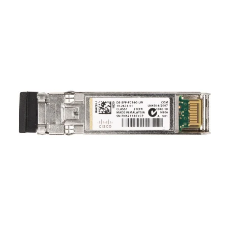 Cisco 16GB Fibre Channel SFP+ Transceiver Module, Cisco, Transceiveri i SFP moduli, DS-SFP-FC16G-LW, refurbished