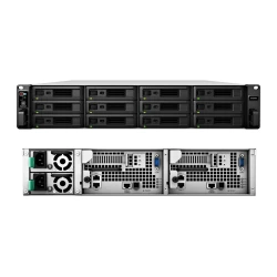 Synology RackStation SA3200D/12x LFF/2x 10G SFP+/8x 12TB HDD SAS/4x 3.84TB SSD/2x PSU