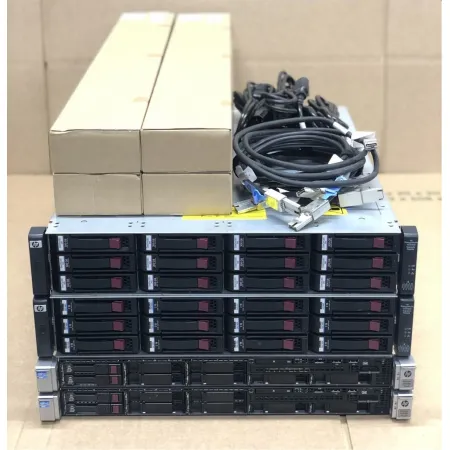 HP P2000 27.6TB SAS Server SAN Configuration HP DL360p Gen8s 32-Core 256GB RAM HP P2000 27.6TB SAS Server SAN Configuration HP DL360p Gen8s 32-Core 256GB RAM, HP, HP storage, HP P2000 27.6TB, refurbished